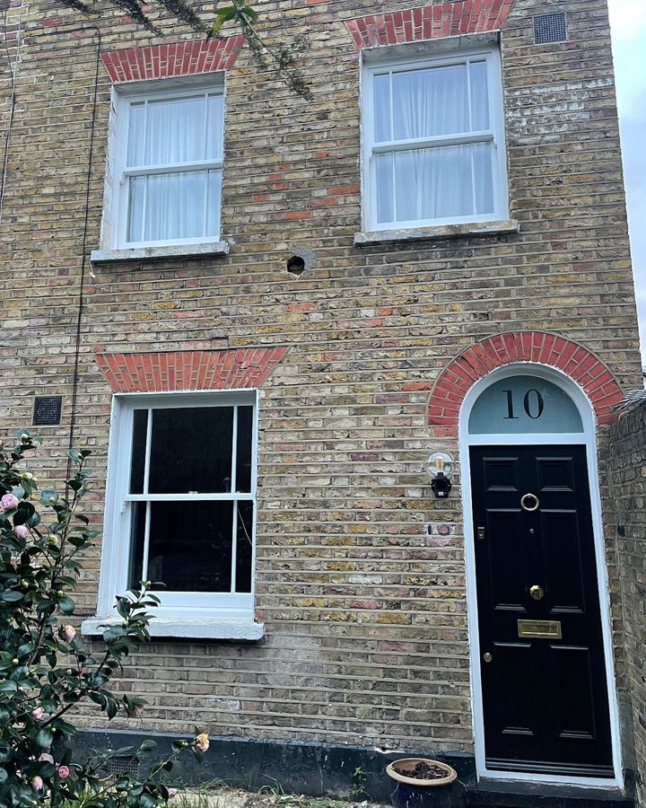 Sash windows and front door and frame fitted in South East London.