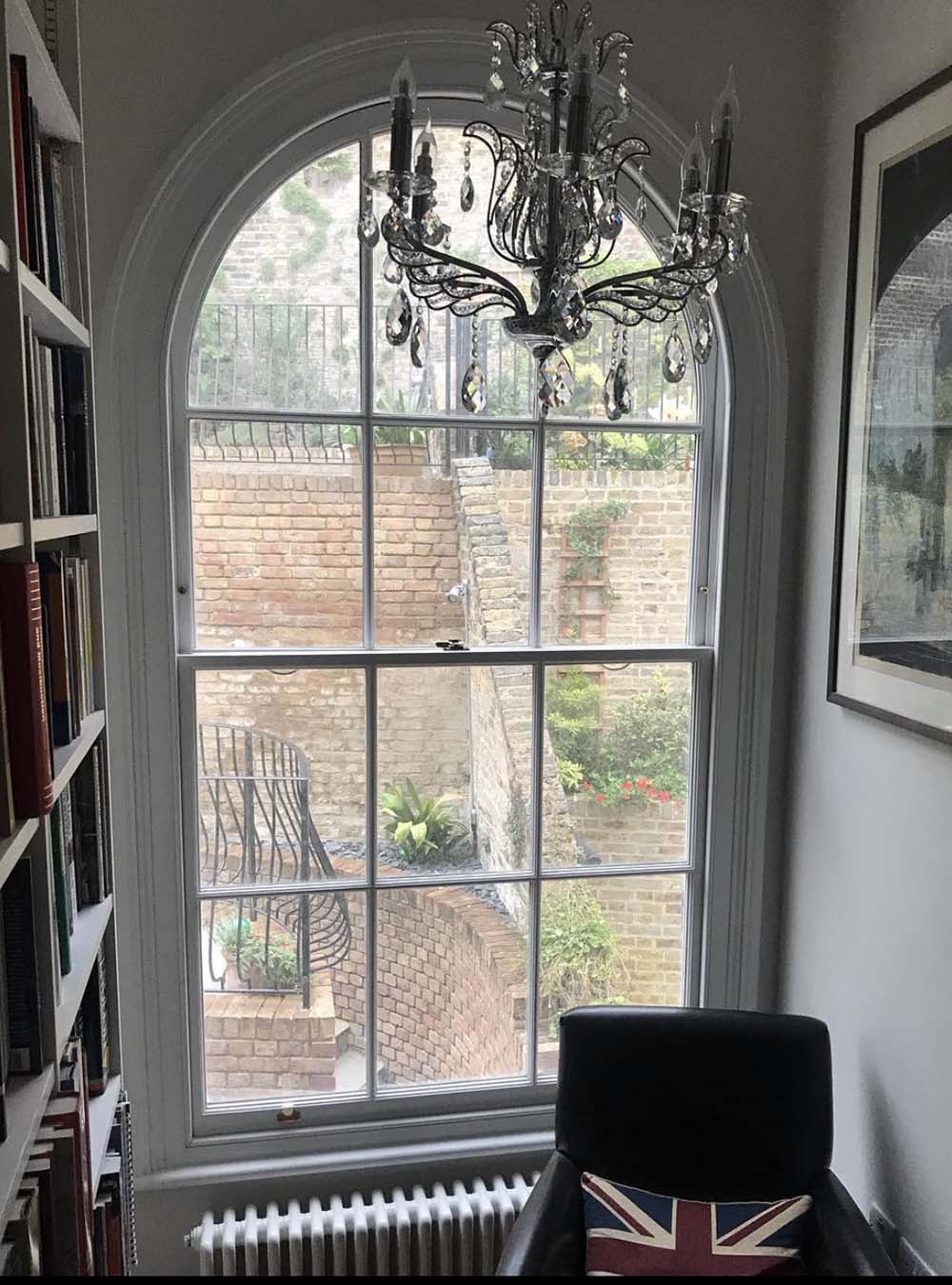 Arch window fitted in Greenwich