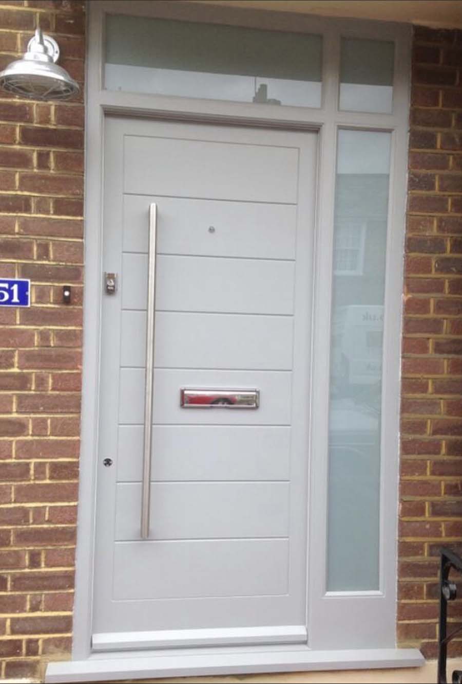 Front door fitting in Greenwich