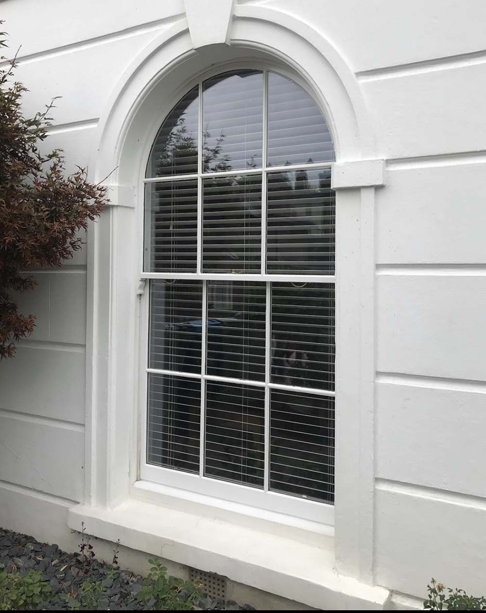 Arch window fitted in London