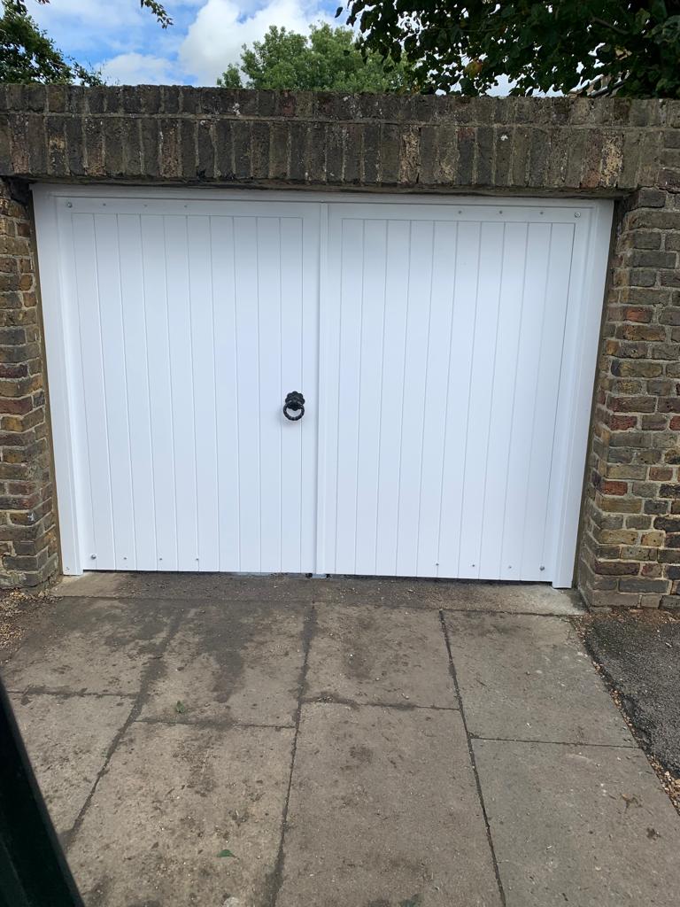 Barn door replacement in Greenwich