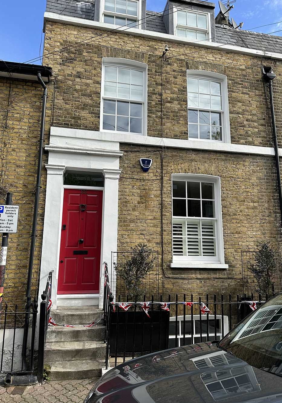 Replacement windows and front door in Greenwich